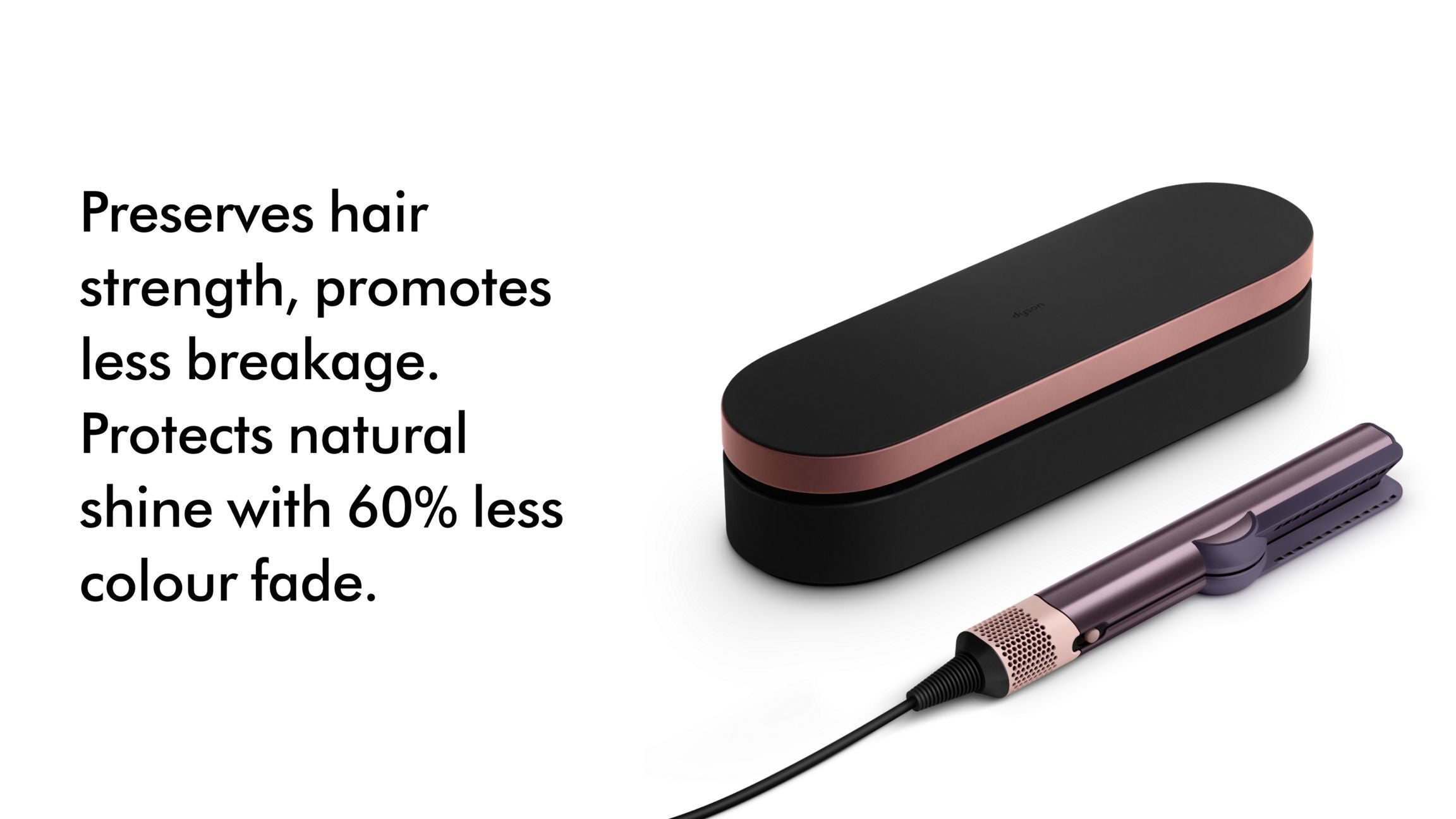 Dyson Airstrait™ dryer and straightener (Jasper plum)( pre-order)