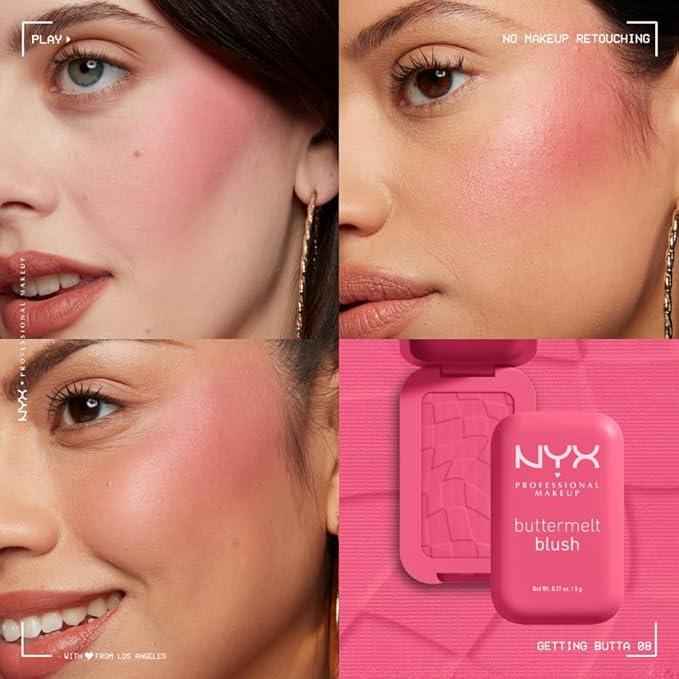 Nyx ButterMelt Blushes | Smooth & Hydrating Blush - Dazzlea Online
