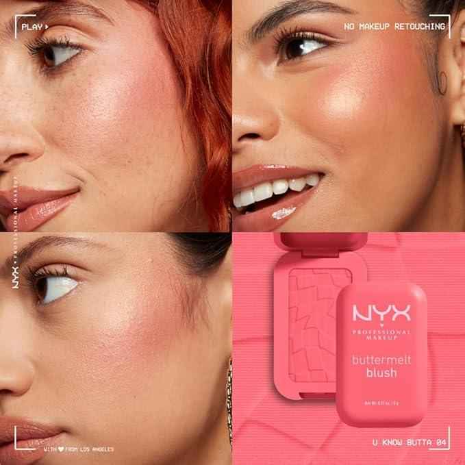 Nyx ButterMelt Blushes | Smooth & Hydrating Blush - Dazzlea Online
