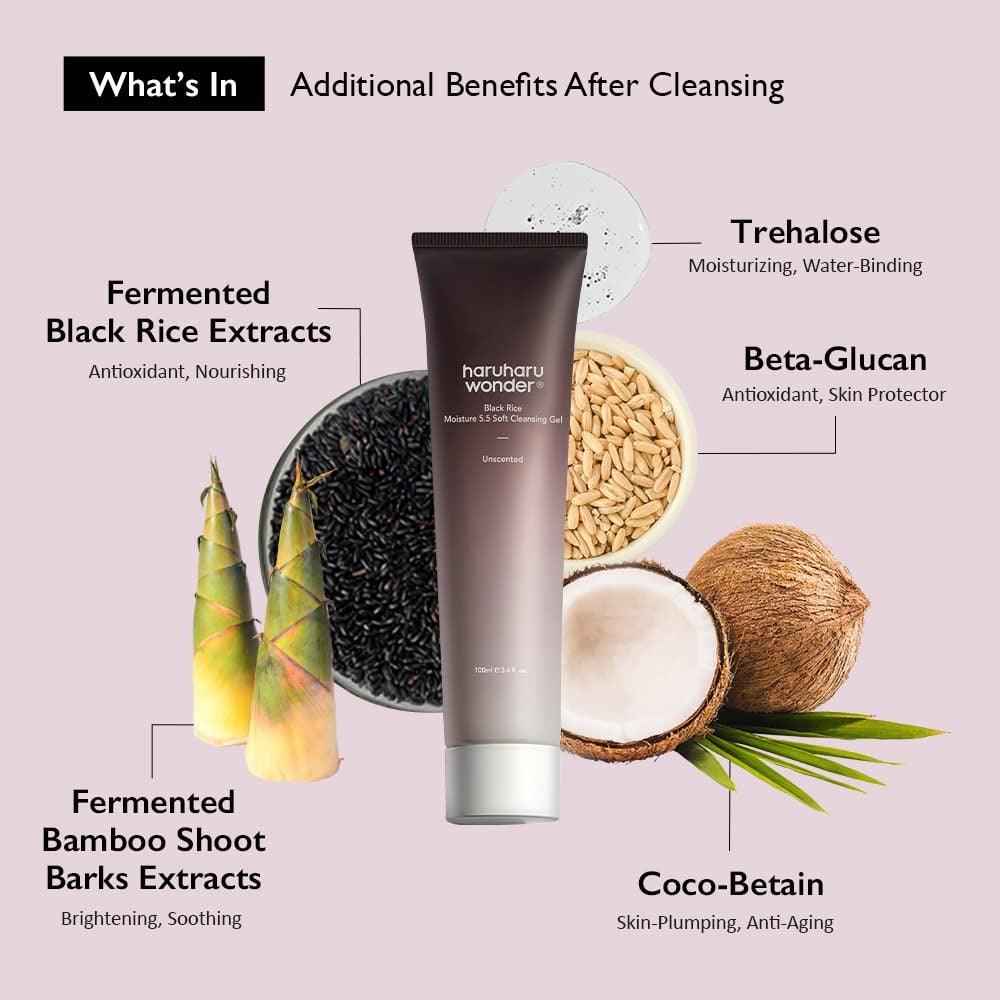 Haruharu WONDER - Black Rice Moisture 5.5 Soft Cleansing Gel