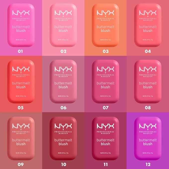 Nyx ButterMelt Blushes | Smooth & Hydrating Blush - Dazzlea Online
