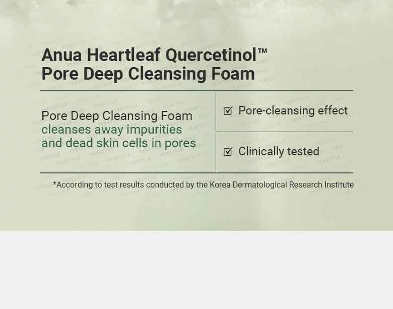 Anua-Heartleaf Quercetinol Pore Deep Cleansing Foam