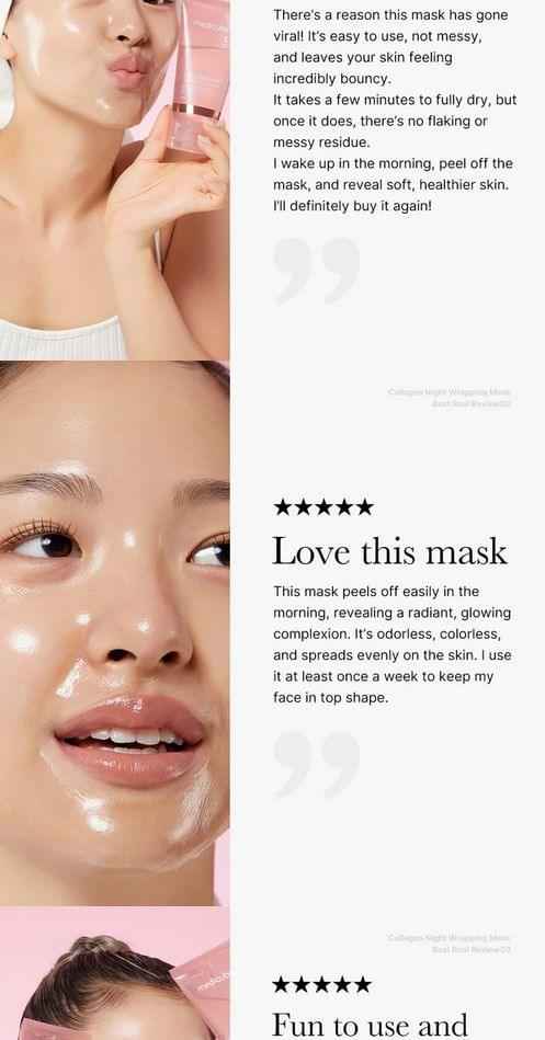 Medicube – Collagen Night Wrapping Mask 75ml