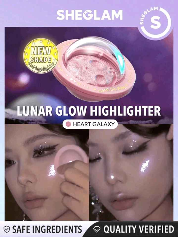 SHEGLAM Lunar Glow Highlighter Multi-Dimensional Shine Highlighter