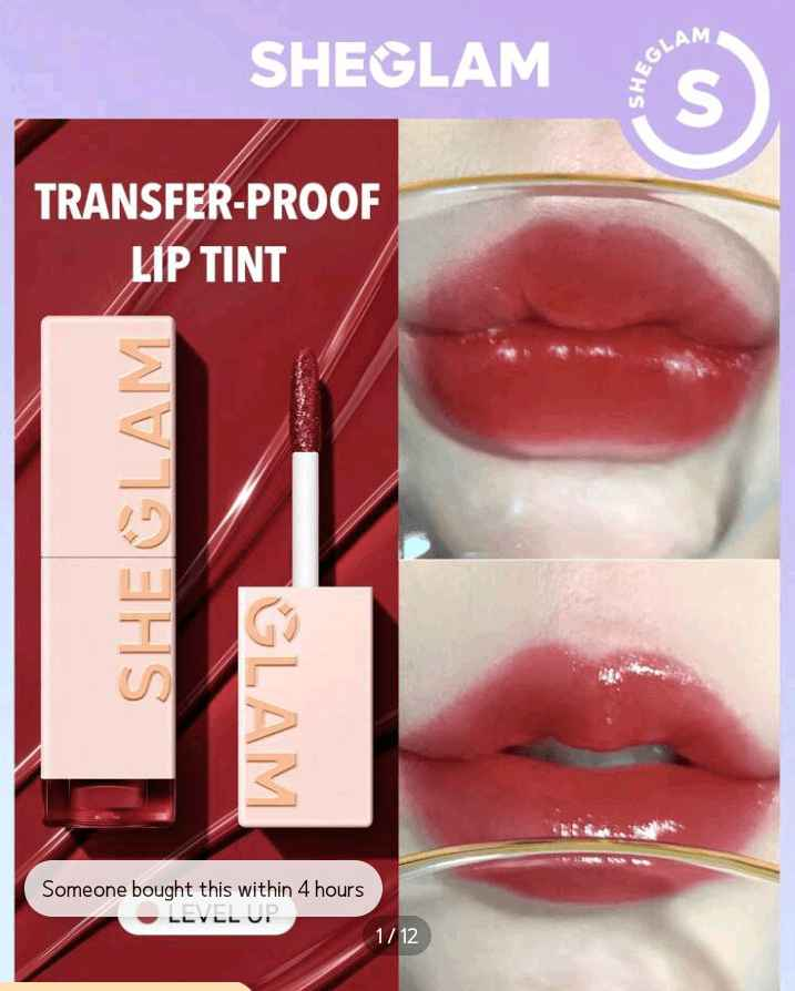 SHEGLAM Take A Hint Lip Tint  Long Lasting Lip Gloss