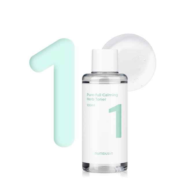 numbuzin - No.1 Pure-Full Calming Herb Toner 300ml, 100ml