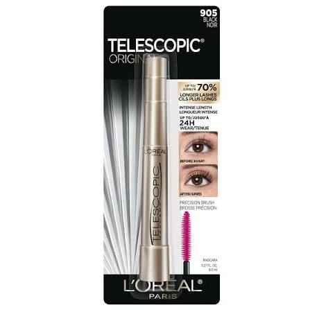 L'Oréal, Telescopic® Original Mascara, 905 Black, 0.27 fl oz (8 ml)