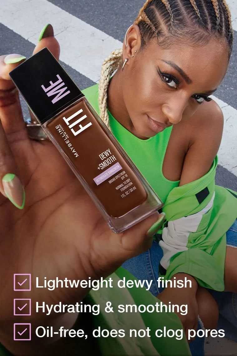 Fit Me® Dewy + Smooth Liquid Foundation Makeup