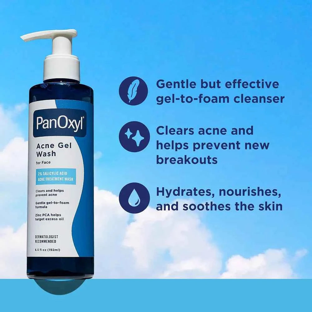 PanOxyl Acne Gel Wash 2% Salicylic Acid (192ml)