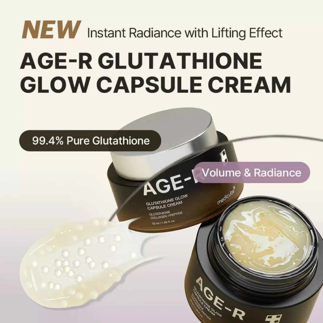 Medicube AGE-R Glutathione Glow Capsule Cream 50ml