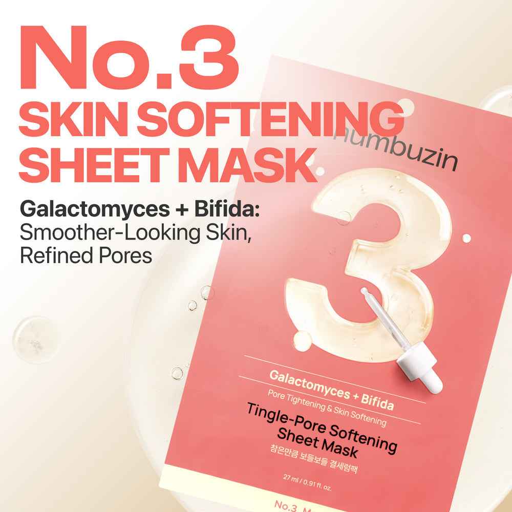 No.3 Tingle-Pore Softening Sheet Mask (5 Sheets)