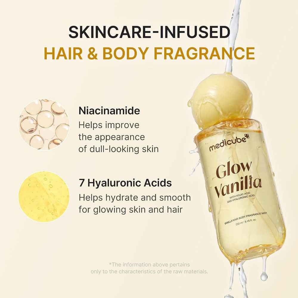 Medicube Glow Vanilla Hair & Body Fragrance Mist 100ml