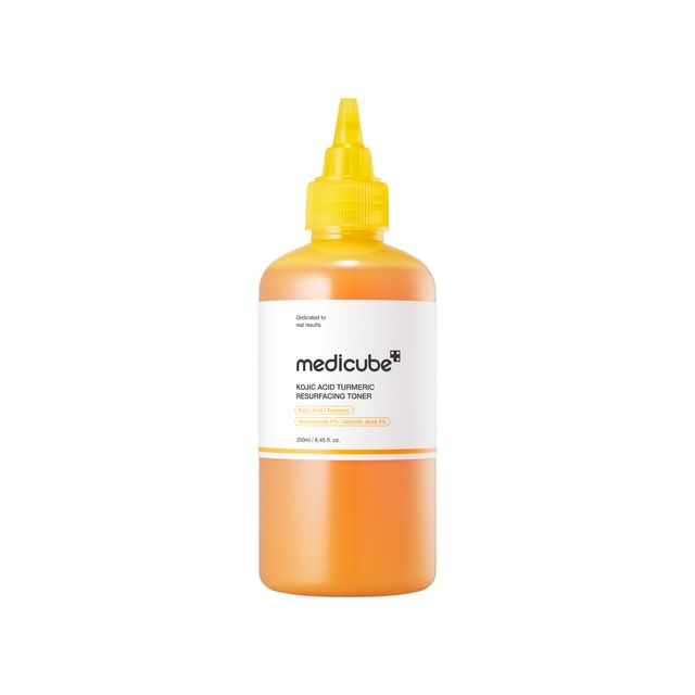 Medicube Kojic Acid Turmeric Resurfacing Toner for Face & Body 250ml