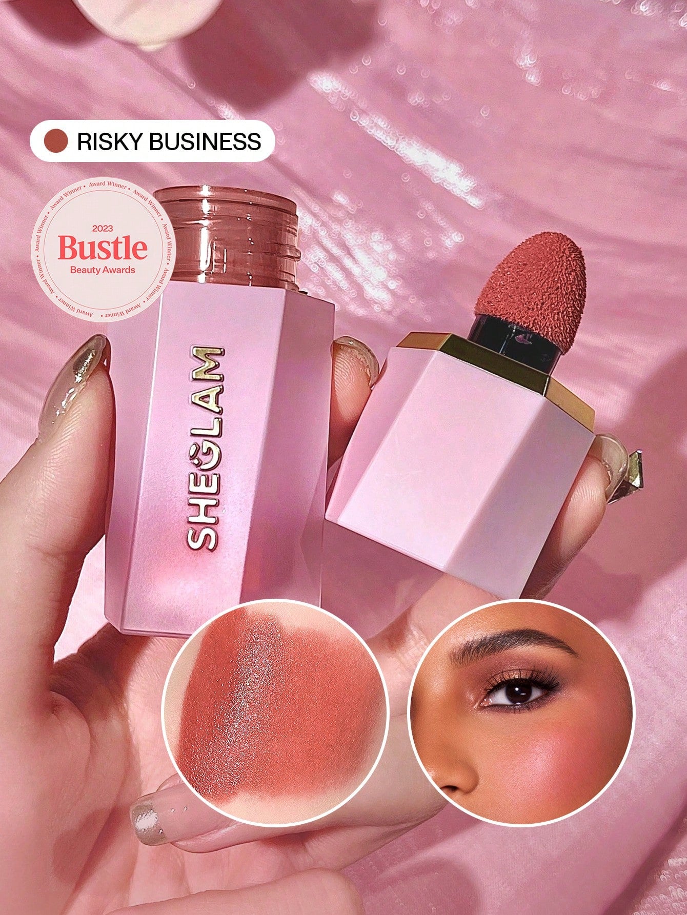 Sheglam colour bloom liquid blush matte finish gel cream blush long lasting non-fading highly pigmented light weight long wear smooth blush