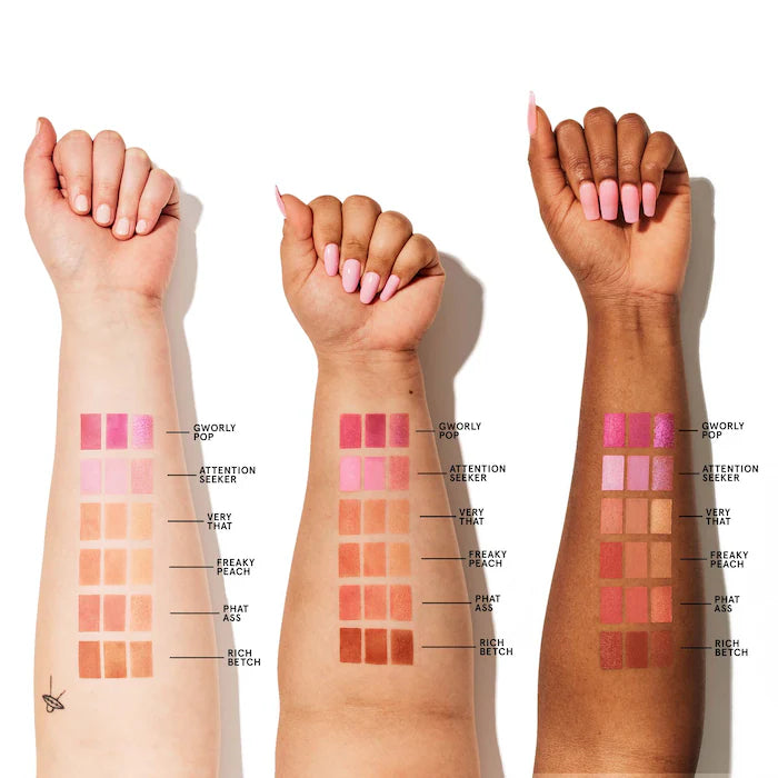 ONE/SIZE by Patrick Starrr 
Cheek Clapper 3D Blush Trio Palette (Gworly Pop)