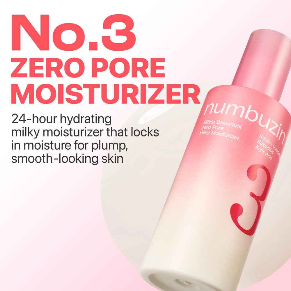 No.3 Bifida Bakuchiol Zero Pore Milky Moisturizer 150ml