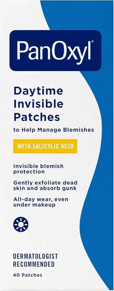 PanOxyl Daytime Invisible Patches, Salicylic Acid, 40ct
