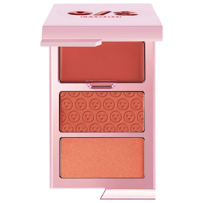ONE/SIZE by Patrick Starrr 
Cheek Clapper 3D Blush Trio Palette ( Freaky Peach)
