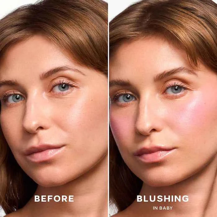 Saie Dew Blush Liquid Cream Blush-Baby cool baby pink