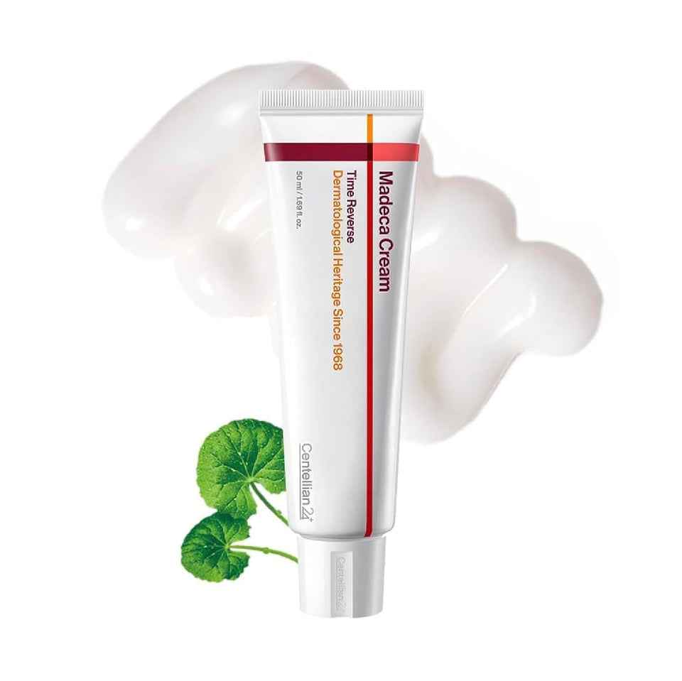 CENTELLIAN 24 Madeca Cream Time Reverse - Firming Face Moisturizer with TECA Centella Asiatica, Skin Elasticity & Barrier Support, Deep Hydration Anti-Aging Face Cream, Korean Skincare, 1.69 fl oz