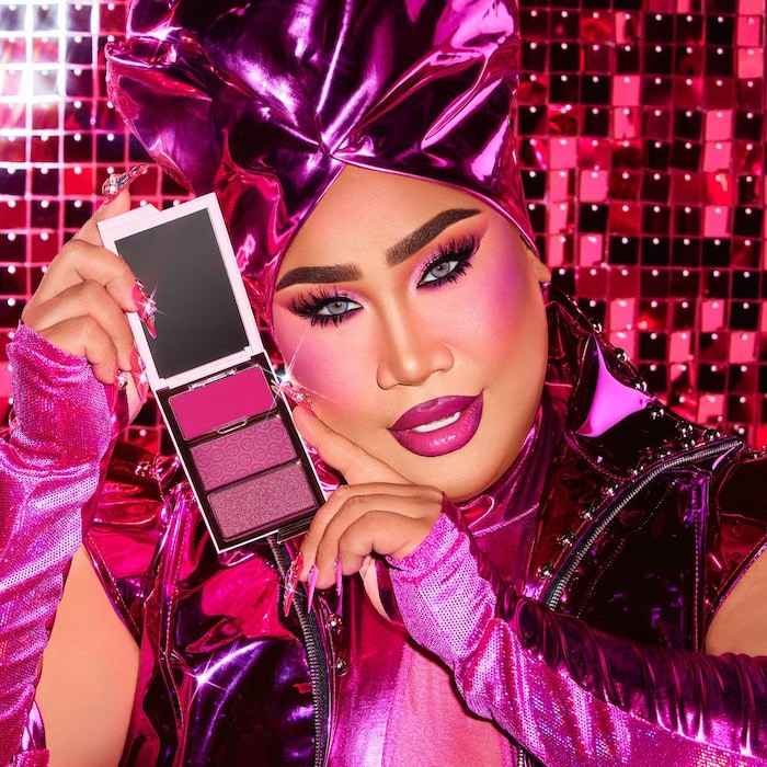 ONE/SIZE by Patrick Starrr 
Cheek Clapper 3D Blush Trio Palette (Gworly Pop)
