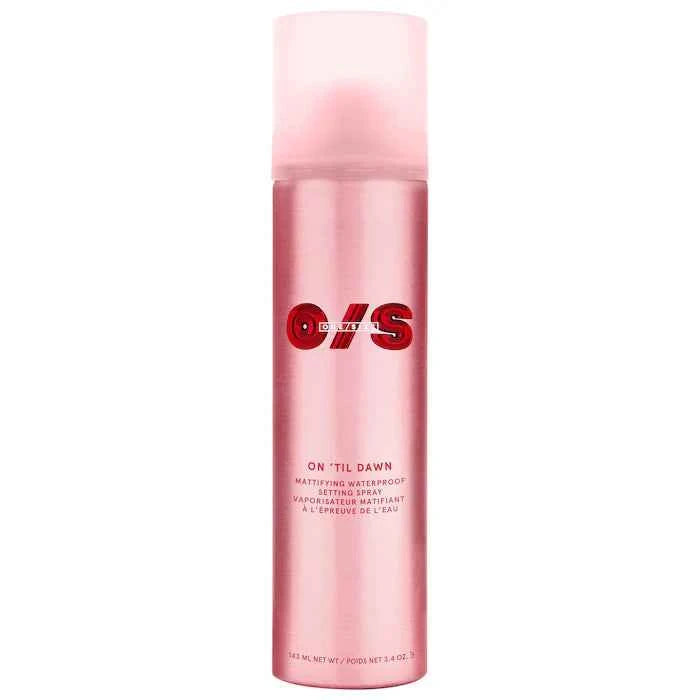 ONE/SIZE by Patrick Starrr 
On 'Til Dawn Mattifying Waterproof Setting Spray 143ml