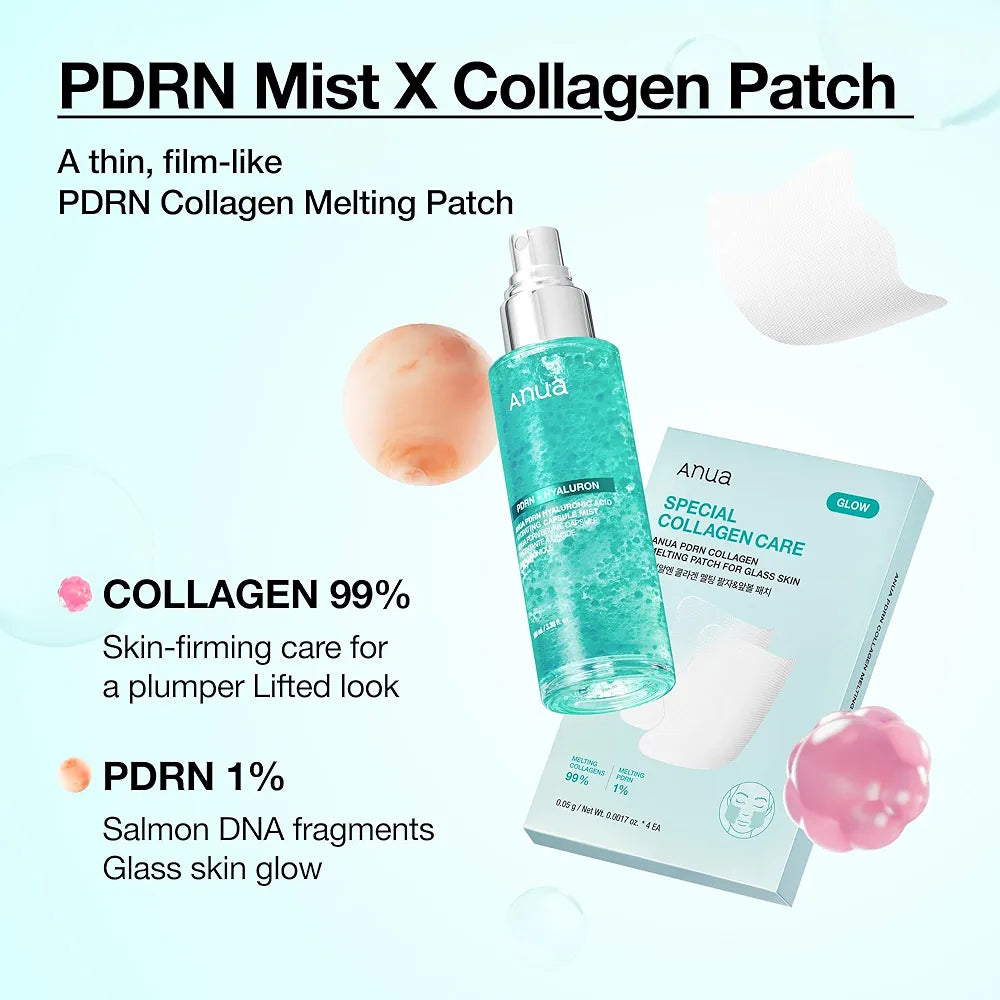 Anua PDRN Collagen Melting Patches For glass skin