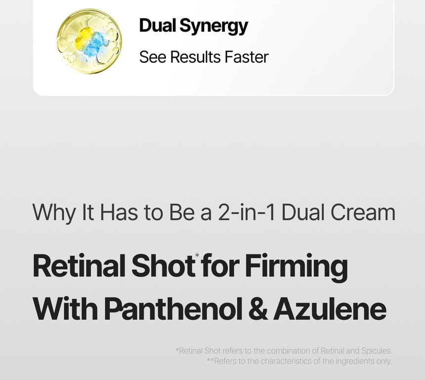 celimax - The Vita-A Retinal Shot Tightening Dual Cream