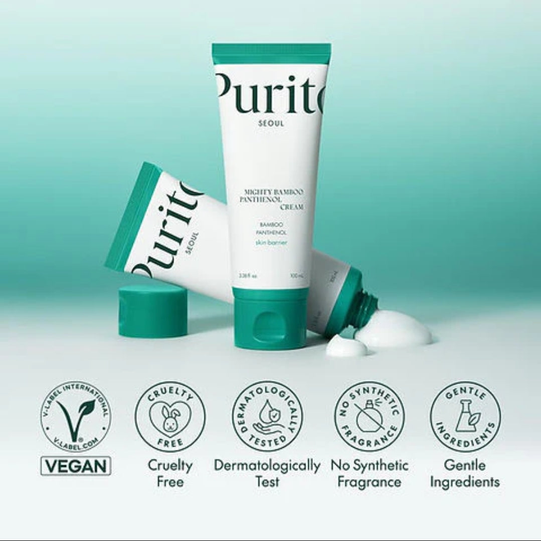 Purito Mighty Bamboo Panthenol Cream 100ml