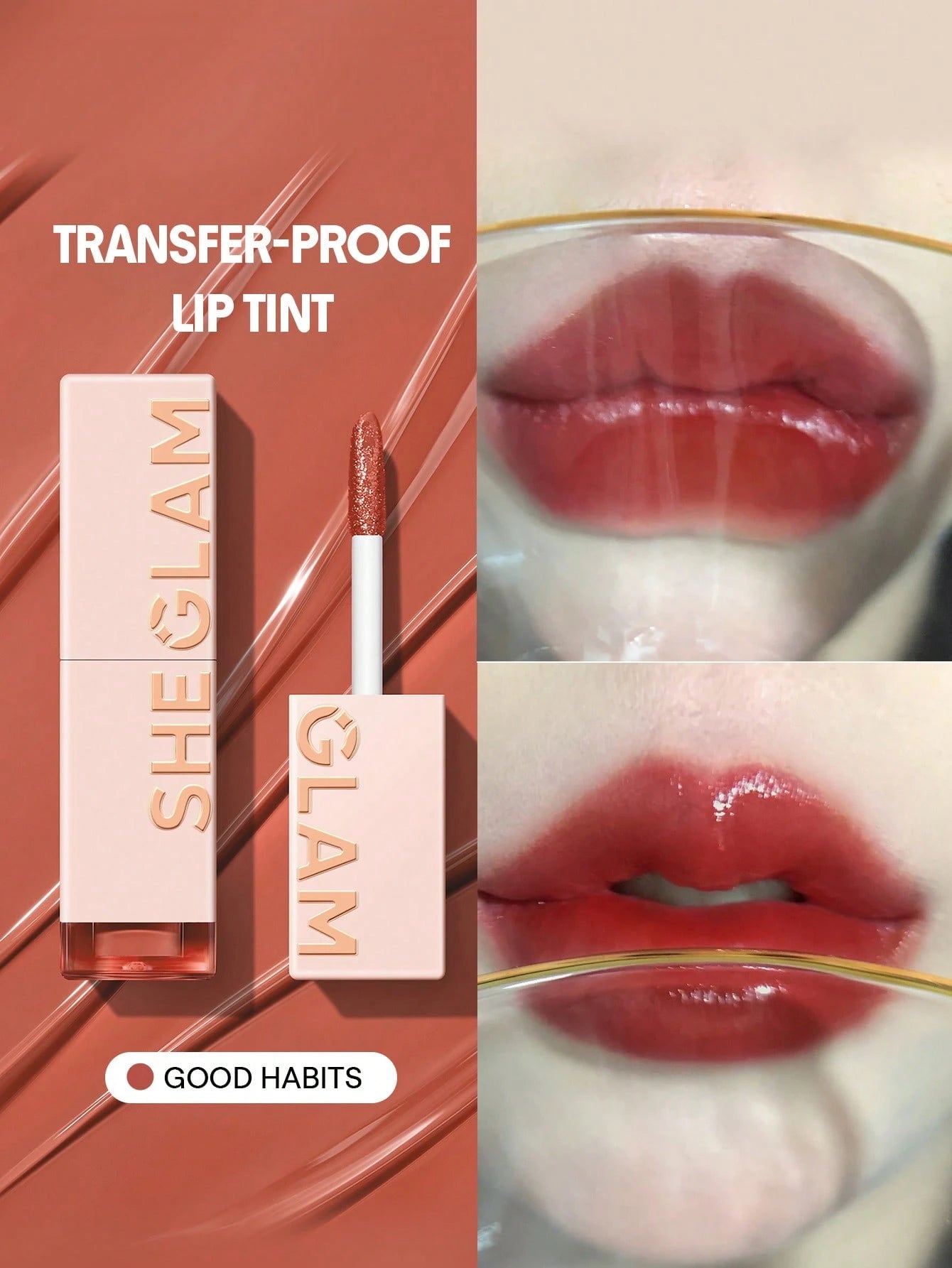 SHEGLAM Take A Hint Lip Tint  Long Lasting Lip Gloss