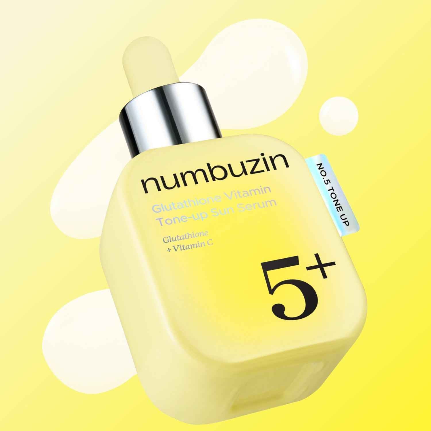 Numbuzin No.5 Glutathione Vitamin Tone-up Sun Serum 30ml