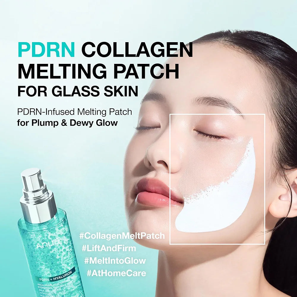 Anua PDRN Collagen Melting Patches For glass skin