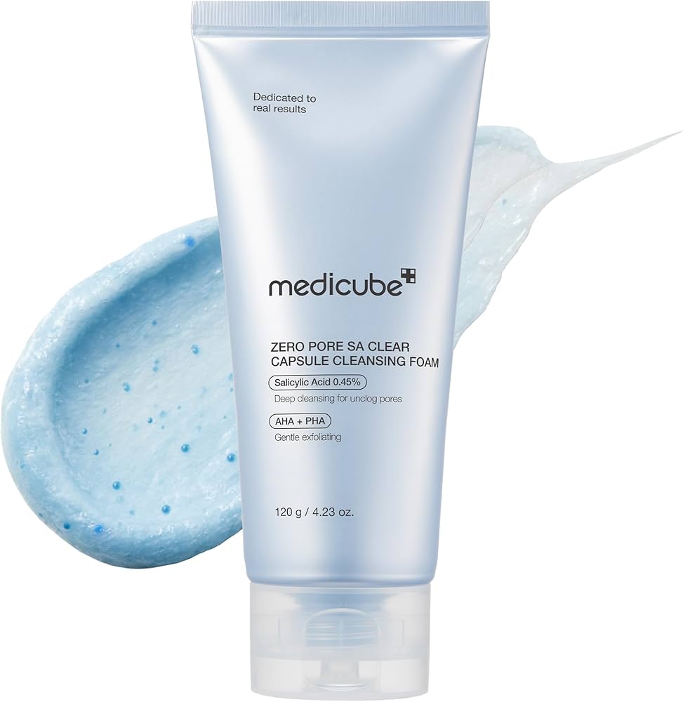 MEDICUBE Zero Pore SA Clear Capsule Cleansing Foam 120g