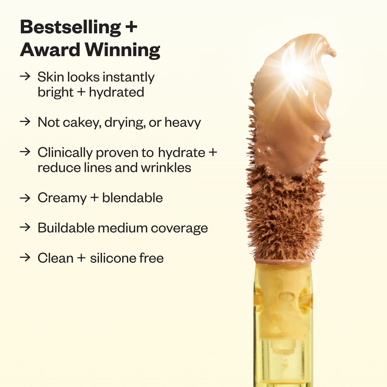 Kosas-Revealer Concealer
Super Creamy + Brightening Concealer ( 2ml)