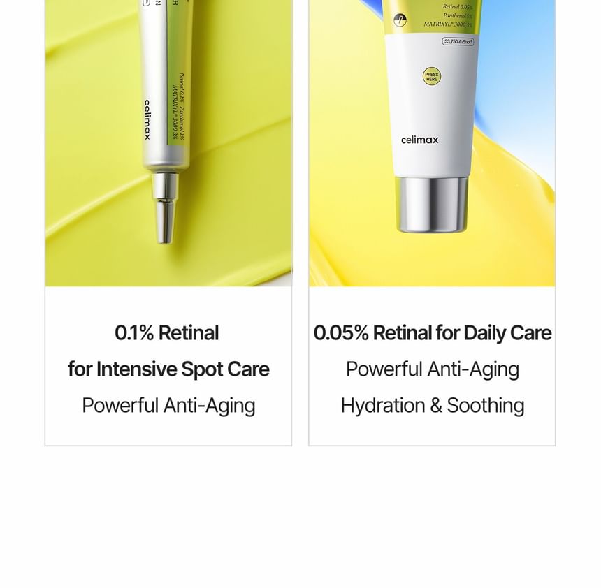 celimax - The Vita-A Retinal Shot Tightening Dual Cream