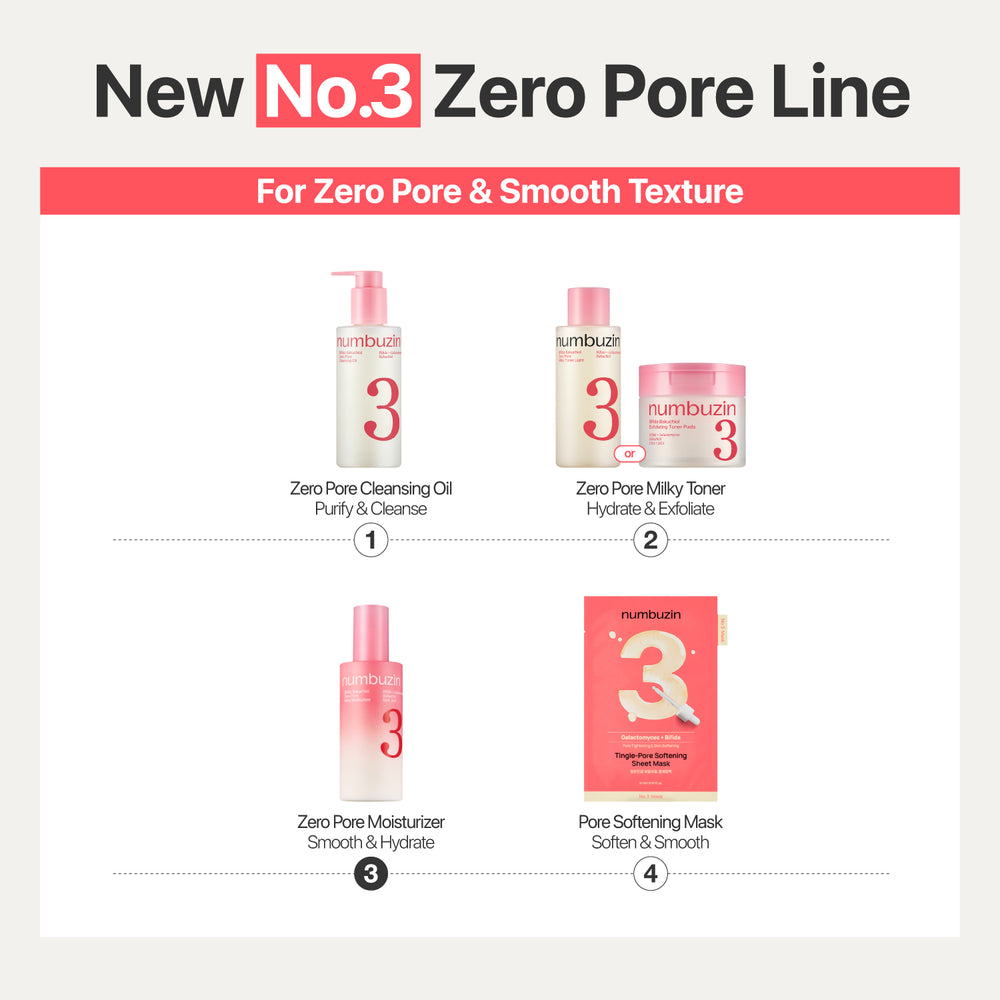 No.3 Bifida Bakuchiol Zero Pore Milky Moisturizer 150ml