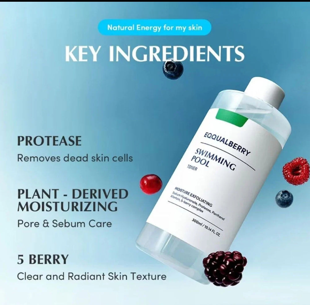 EQQUALBERRY Swimming Pool Toner 300ml