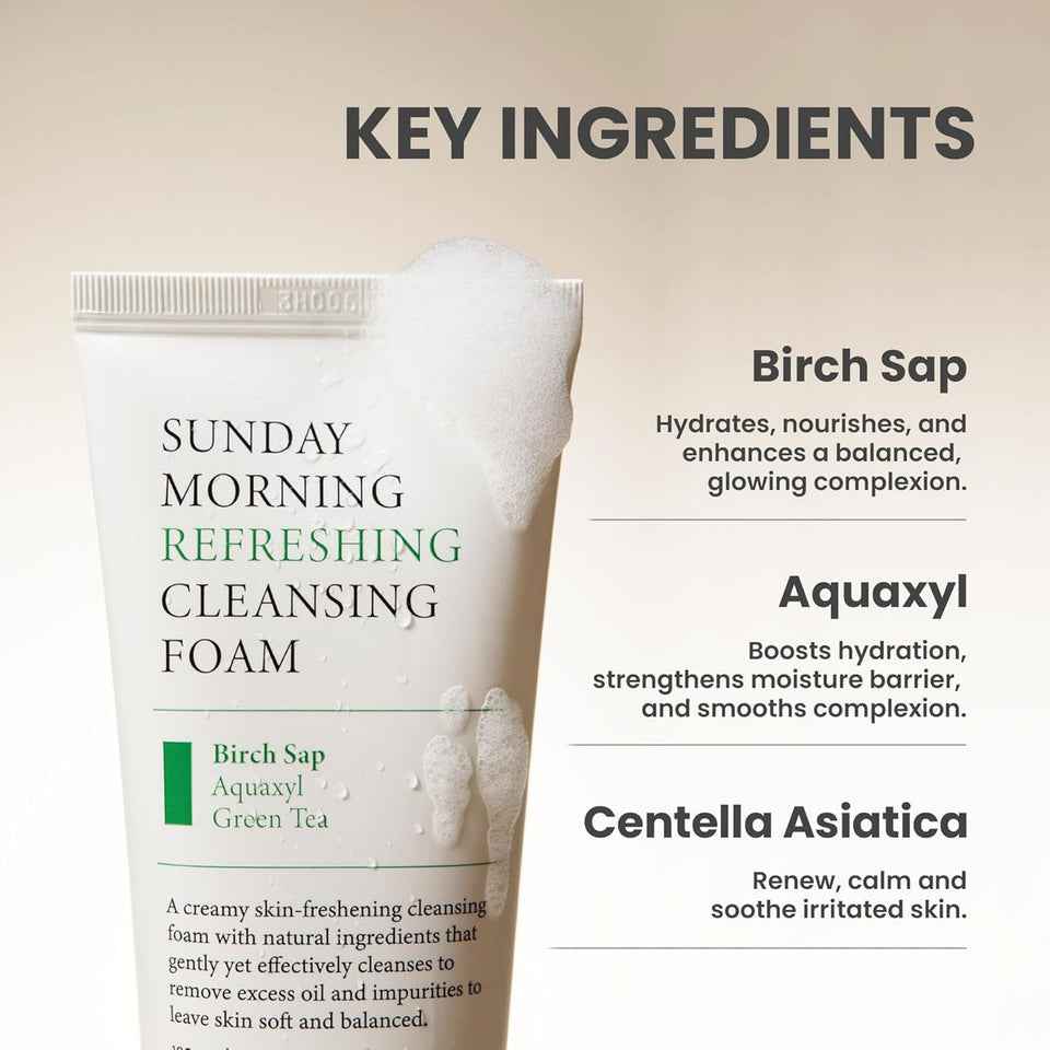 Axis Y Sunday Morning Refreshing Cleansing Foam 120ml