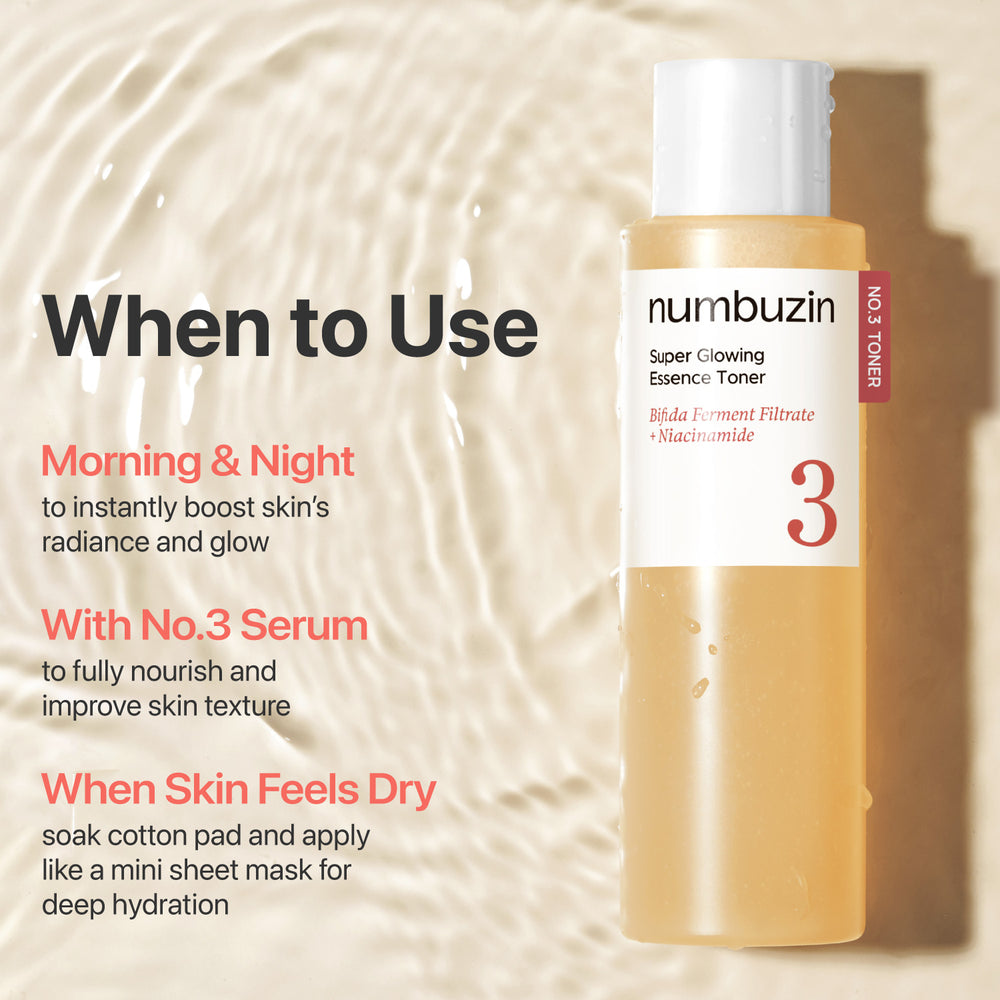 No.3 Super Glowing Essence Toner