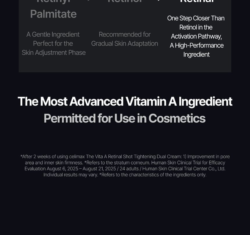 celimax - The Vita-A Retinal Shot Tightening Dual Cream